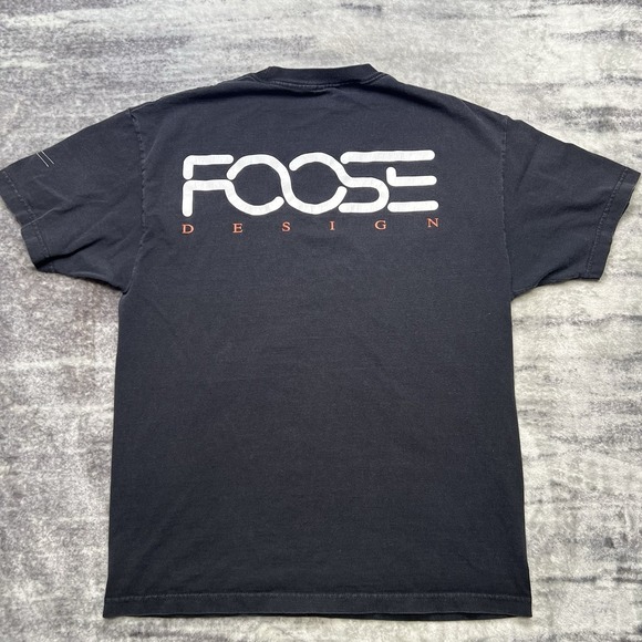 Alstyle Apparel & Activewear Other - Vintage Y2K Foose Design Graphic Shirt Mens Large Black Faded Grunge Skater